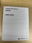 New Motorola B1914a Gooseneck Desktop Microphone