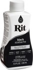 Rit Dye More For Clothes Liquid All Purpose Paint Restore Repair Black  8 Oz New
