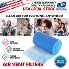 140  X12  Of Blue And White Air Filter Media Roll Merv6 Polyester Media-12  Wide