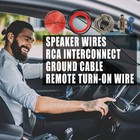 2300w 4 Gauge Car Power Amplifier Wiring Kit Audio Subwoofer Amp Rca Cable Sub