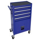 4-drawer Rolling Tool Box Cart Tool Storage Cabinet Tool Chest W  Tool Set 
