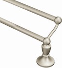 Moen Wembley 24  Double Bathroom Towel Bar In Brushed Nickel - Dn8222bn