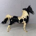 Retired Breyer Horse  1141 Black   White Pinto American Saddlebred Stallion