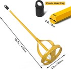 Hanpex Paint Mixer Drill Attachment 1-5 Gallon Bucket Yellow From Usa