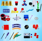 Magic Kit - 60  Magic Tricks For Kids  Magician Set With Magic Wand Instruction