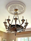 Great Quality French Empire Style Bronze Neoclassical Chandelier