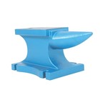 Industrial 99lbs Cast Iron Anvil 45kg Hardened Surface Long Curved Horn Design