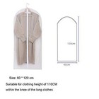 5pack Garment Bag Travel Suit Dress Storage Clear Cover Full Zipper Coat Carrier