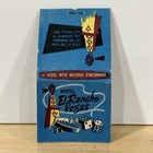 Feature Matchbook Hotel El Rancho Las Vegas Casino Cowboy Vtg Full Unstruck 