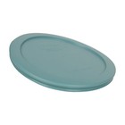 Pyrex 7201-pc 4 Cup Round Plastic Turquoise Replacement Lid For Glass Bowl 2pk