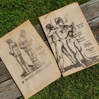 2 Vtg Tandy Leather Green River Forge Patterns Overalls Breeches   Fringe Shirt 