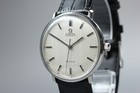 Vintage 1960s Omega Deville Tool 106 Cal 552 Linen Dial 34mm Men Automatic Watch