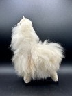 Handmade Real Fur Alpaca Figurine Toy Doll Vintage Peru 8 