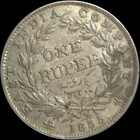 Lustrous British India William Iiii Silver Rupee 1835 Rare In This Grade Np5a