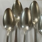 10 Vintage Oneida Community Plate Grosvenor Silverplate Teaspoons Art Deco