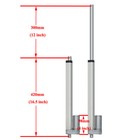Electric 12  Stroke 12v Linear Actuator 330 Pound Max Lift Heavy Duty Medical Ig