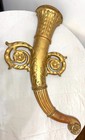 Huge Antique 1800s Italian Gilt Wood Cornucopia Architectural Salvage Sculpture