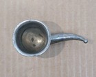 Vntg Hand Cast Pewter Norwegian Viking Mini Drinking Horn Handstopt Tbp Tinn 3 