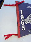 Vintage 1965 World Series Los Angeles Dodgers Vs Minnesota Twins Felt Pennant