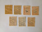 El Salvador Postage Due Stamps  1910  Sc j81-87  Mint  Hinged  Og  Complete Set