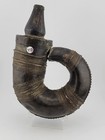 Antique Rare 19th C Round Shape Powder Flask Rare Collectible Ottoman Islamic