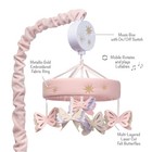 Lambs   Ivy Butterfly Dreams Pink purple Musical Baby Crib Mobile Soother Toy
