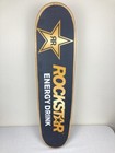 Rockstar Energy Drink Skateboard Natural Wood Script Rare Promo Item Vgc 