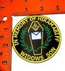 In Memory Of Hiram Abiff Masonic Round Patch