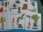  1959  2017 Reproduction  Parker Brothers Risk Board Game Replacement Cards