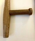 Vintage Set Wooden Tonfa Batons 20    Solid Wood Display Only Martial Arts Kung Fu