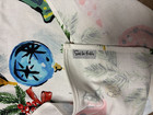 Sur La Table Vintage Retro Christmas Ornament Tea Towels Set Of 2