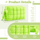 Puffer Quilted Makeup Bag Cosmetic Bags puffy Travel Toiletry Pouch For Women   