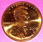 Two  2  Bu U s  Mint Rolls Lp2 2009-d Form  Years 1   Cents