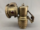 Vintage 1900s Brass Plated Carbide Lamp For Bicycle motorcycle  For Parts as Is