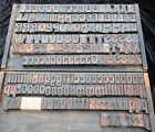 199pcs - 2 64  Letterpress Wood Printing Blocks Art Nouveau Wooden Alphabet Abc