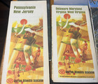 Vintage Highway Map Lot  21  States Regional Gas Station Maps Guides