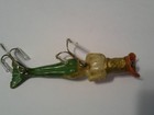 Vintage Stream-eze Virgin Mermaid Fishing Lure W rare Red Crown Variant  C  1957