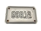 Rhode Island Motorcycle License Plate 69875 Ri The Ocean State