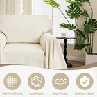 Oversized Chair Cover Washable Recliner Protector For Couch Sofa With Tassels