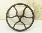 Vtg Antique Singer Treadle Sewing Machine Base Cast Iron Belt Pulley Fly Wheel
