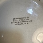 1912 Calendar Plate Compliments The Waldorf Newark New Jersey    our Martyrs   