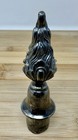 Rare Antique Silver Silverplate Candelabra Flame Finial
