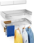 Laundry Drying Rack Collapsible  Wall Mounted  Clothes Drying Rack 40in 31 5in