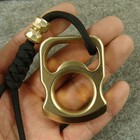 Solid Brass Beer Bottle Opener Bar Opening Tools With Brass Paracord Bead