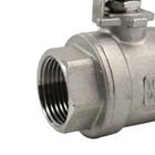 3 4 Inch 3 4  Ball Valve 316 Stainless Steel Full Port 2-piece  1000wog  2pack