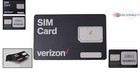 Versatile 4g Lte Sim Card 3-in-1  Nano micro standard   Verizon Compatible