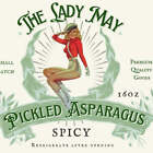 Spicy Pickled Asparagus - 16oz - Premium Quality Goods By The Lady May