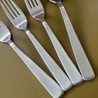 3 Salad Forks 1 Soup Spoon Sparta By Wallace Satin Stainless Mcm 18 10