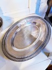 Set Of Two Silver Plated Blackhawk Railroad Line Or Hotel Trays