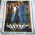 Vintage 80s Journey Band Tour Concert Promotional Cloth Banner Poster Tapestry